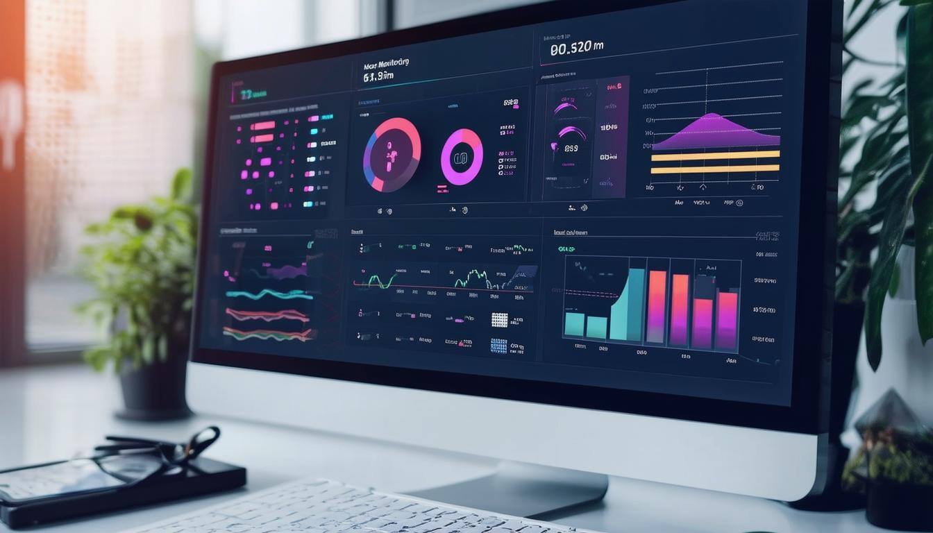 A dashboard screenshot or infographic that shows realtime monitoring-1