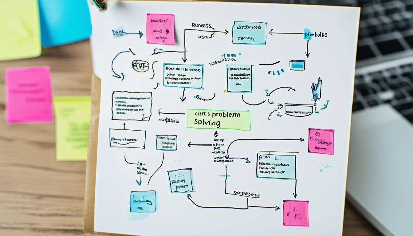A flowchart or diagram illustrating the problemsolving process