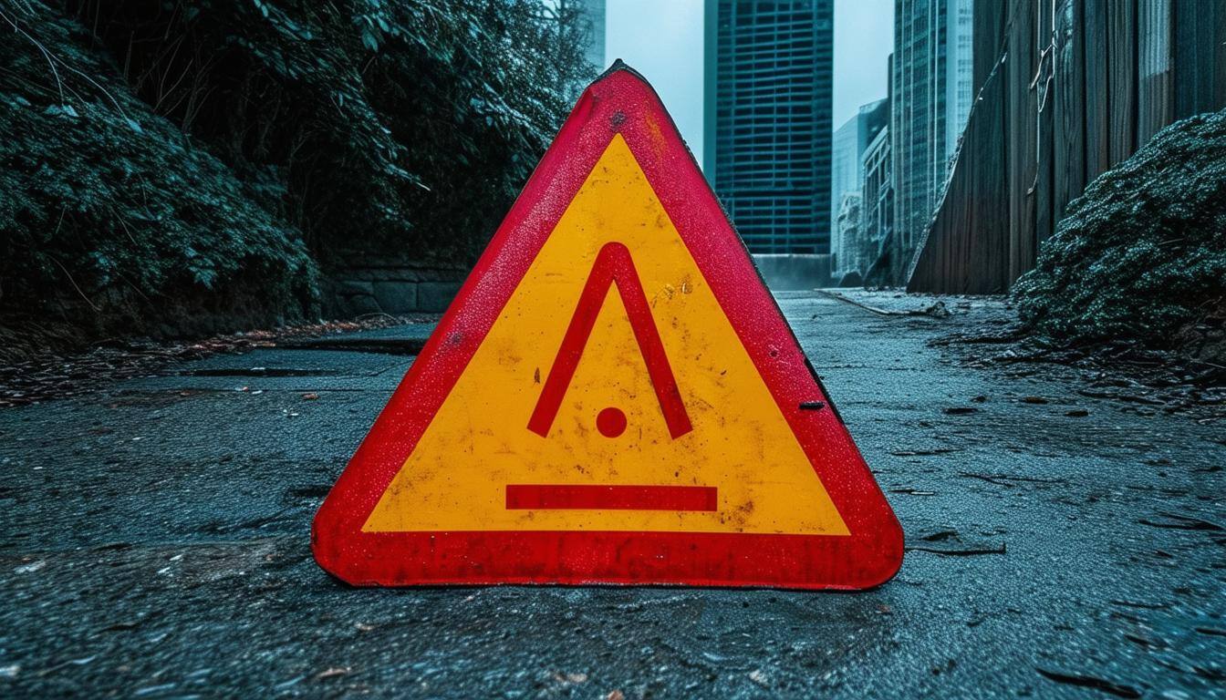 A visual of a warning or error sign, representing potential pitfalls